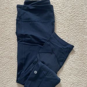 Navy Blue Pace Rival leggings